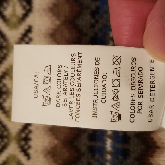 Vintage Chaps 100% Cotton Sweater L EUC - Picture 10 of 10